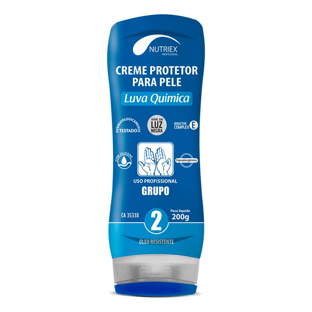 Creme Protetor Luva Química Grupo 2 Bisnaga 200g Nutriex