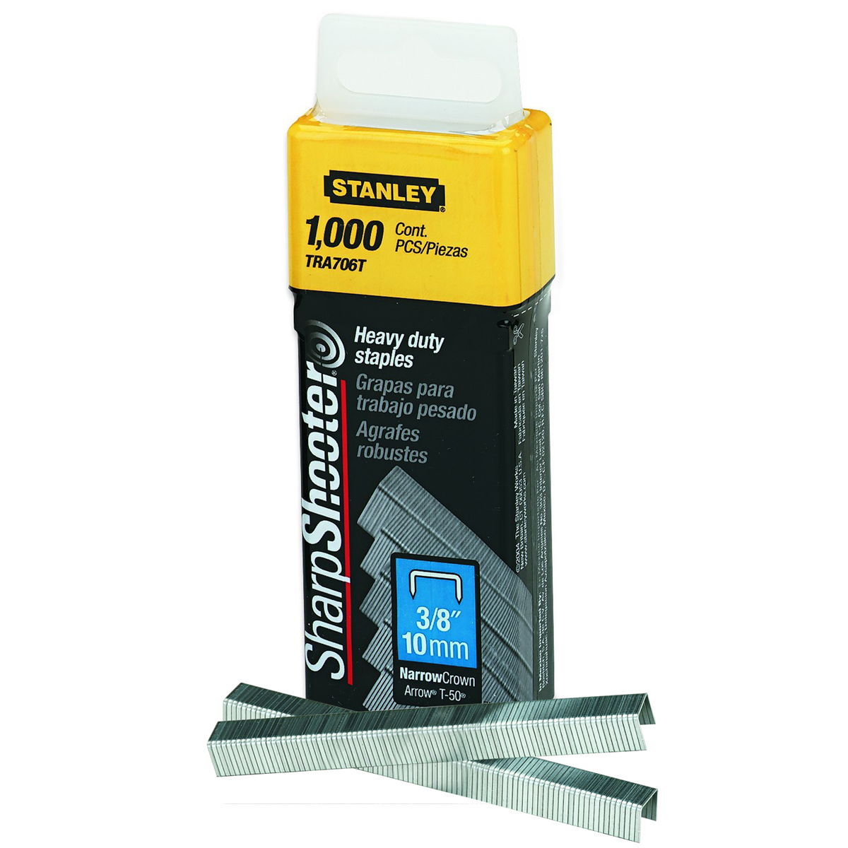 Grampos 3/8 Polegadas 1000 peças 10mm TRA706T Stanley