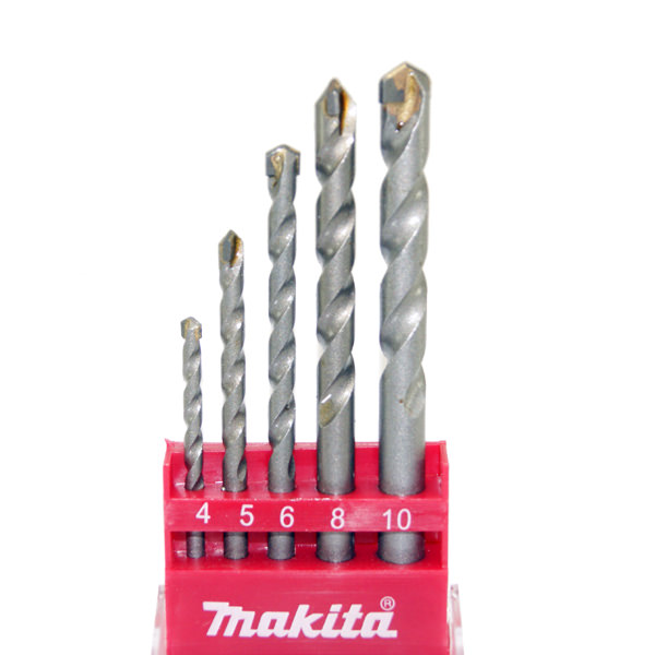 Kit de Brocas CT com 5 peças para Concreto D-03894 - Makita