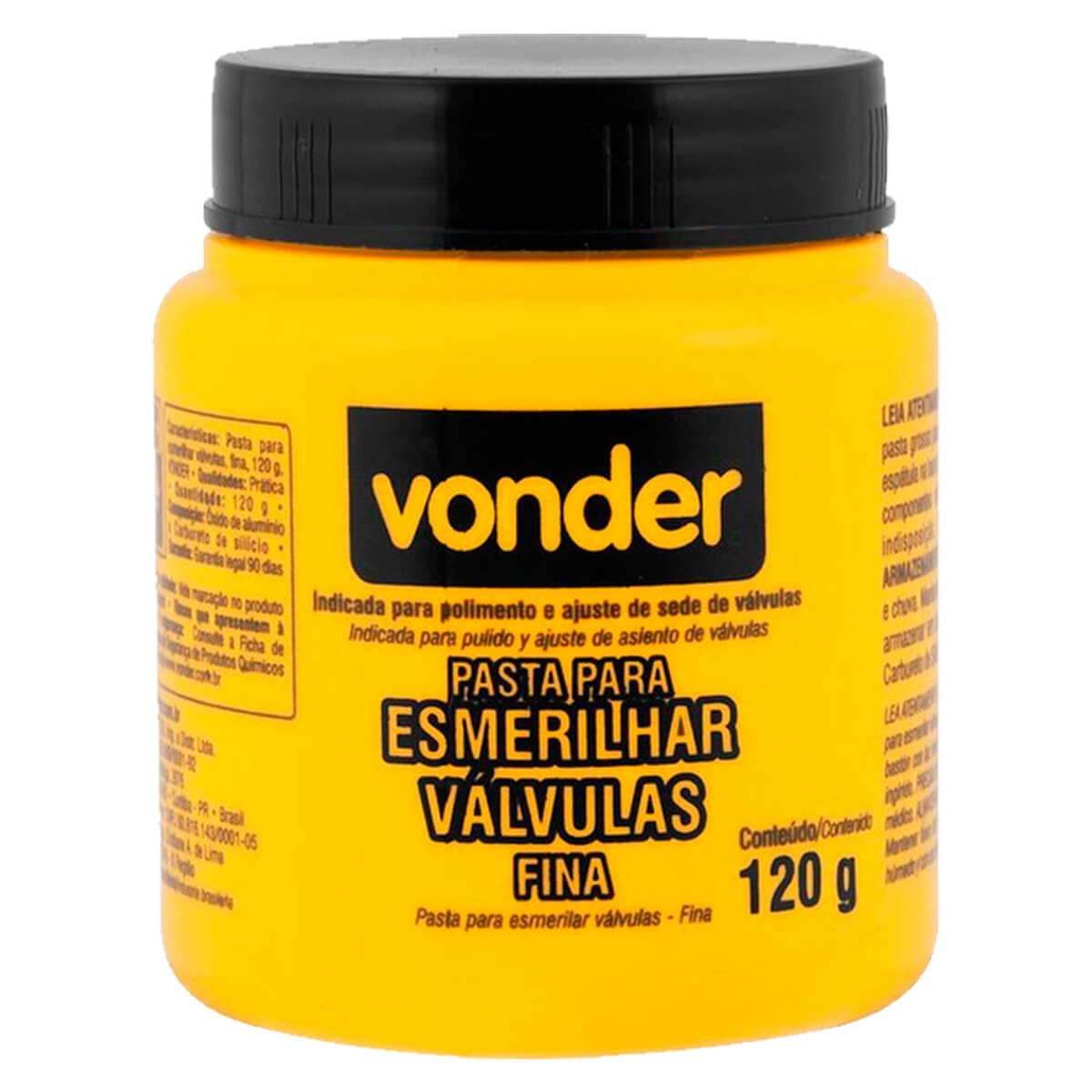 Pasta para Esmerilhar Válvulas 120g Fina Vonder