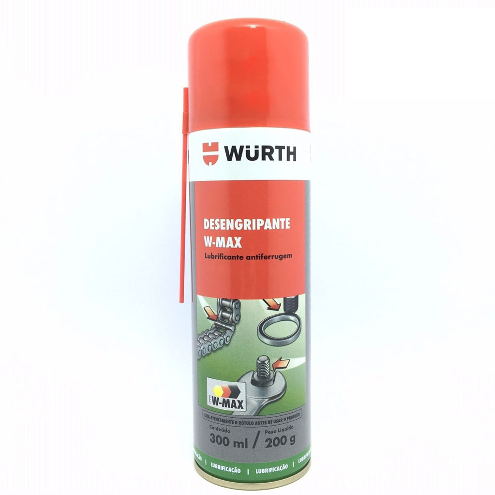 Desengripante Antiferrugem e Lubrificante W-Max Wurth