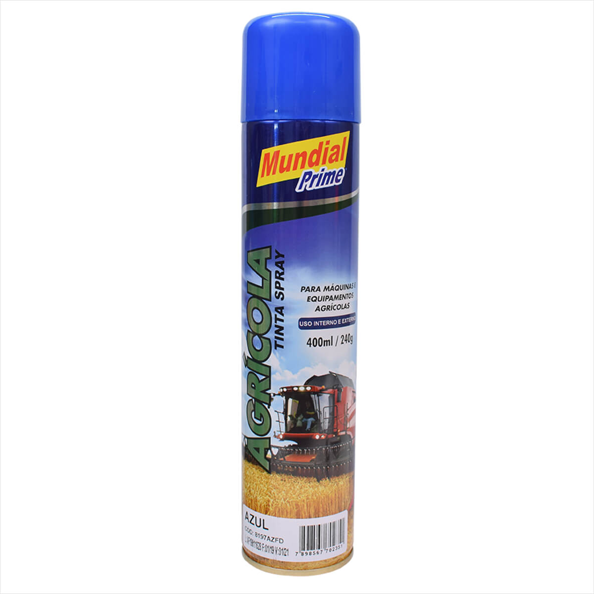 Tinta Spray Agrícola 400ml Azul Ford 8197azfd Mundial