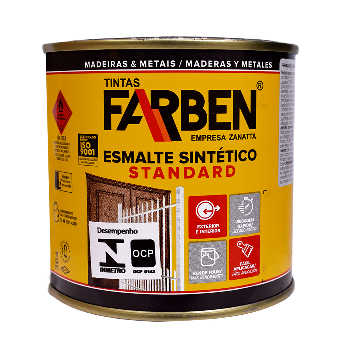 Esmalte Sintético Imobiliário Branco 225ml Farben