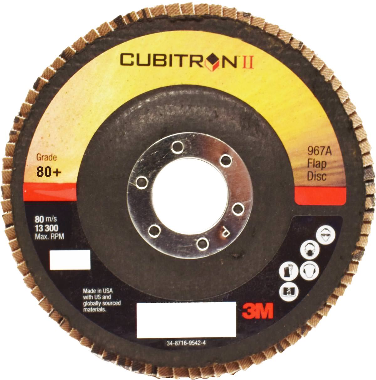 Disco Flap Cubitron II 4.1/2 Gr080 Curvo 967A 3M