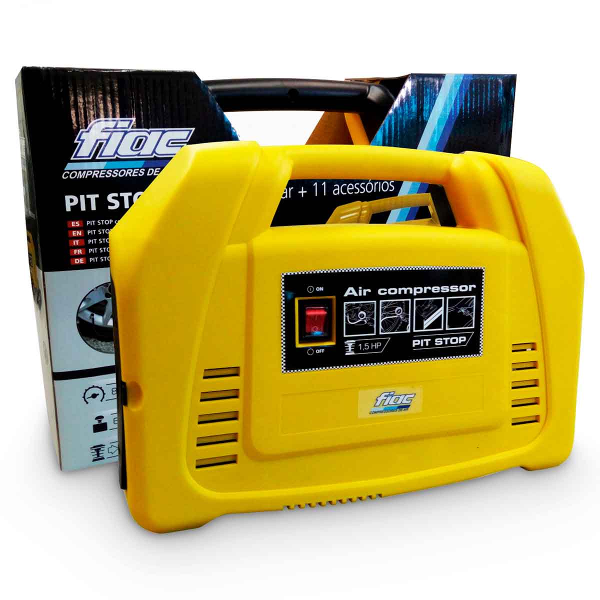 Compressor de Ar Pitstop 1,5hp 110v Fiac