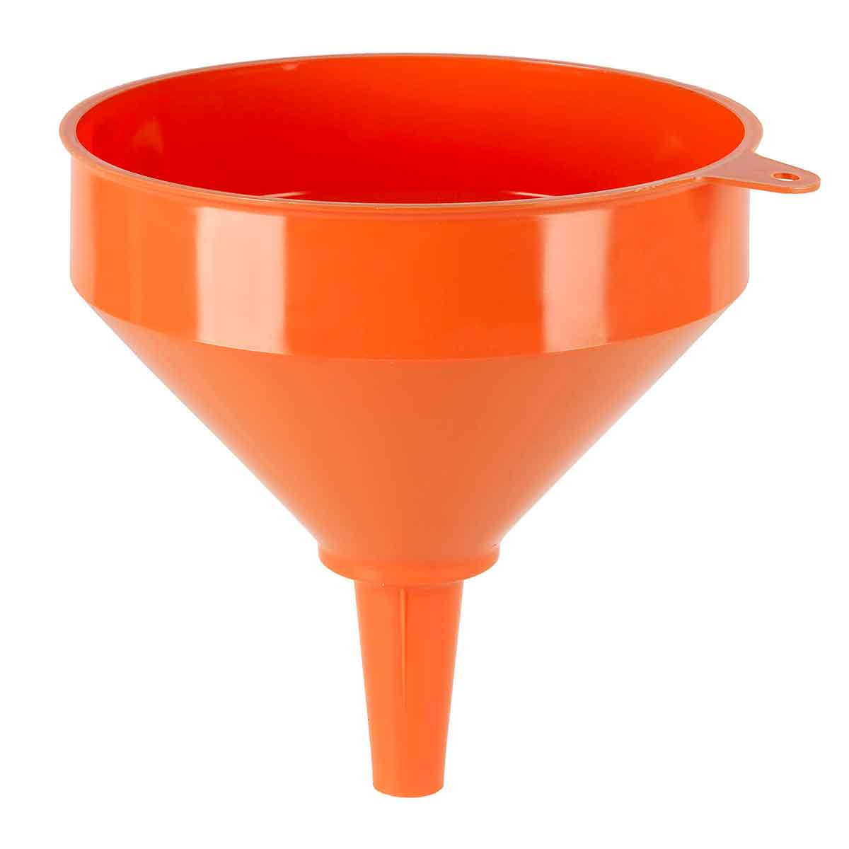 Funil Plástico Laranja 250mm com Peneira 2115 Pressol