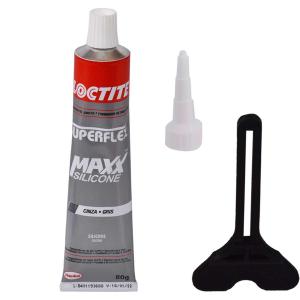 Silicone Superflex Alta Temperatura Cinza 80gr Loctite