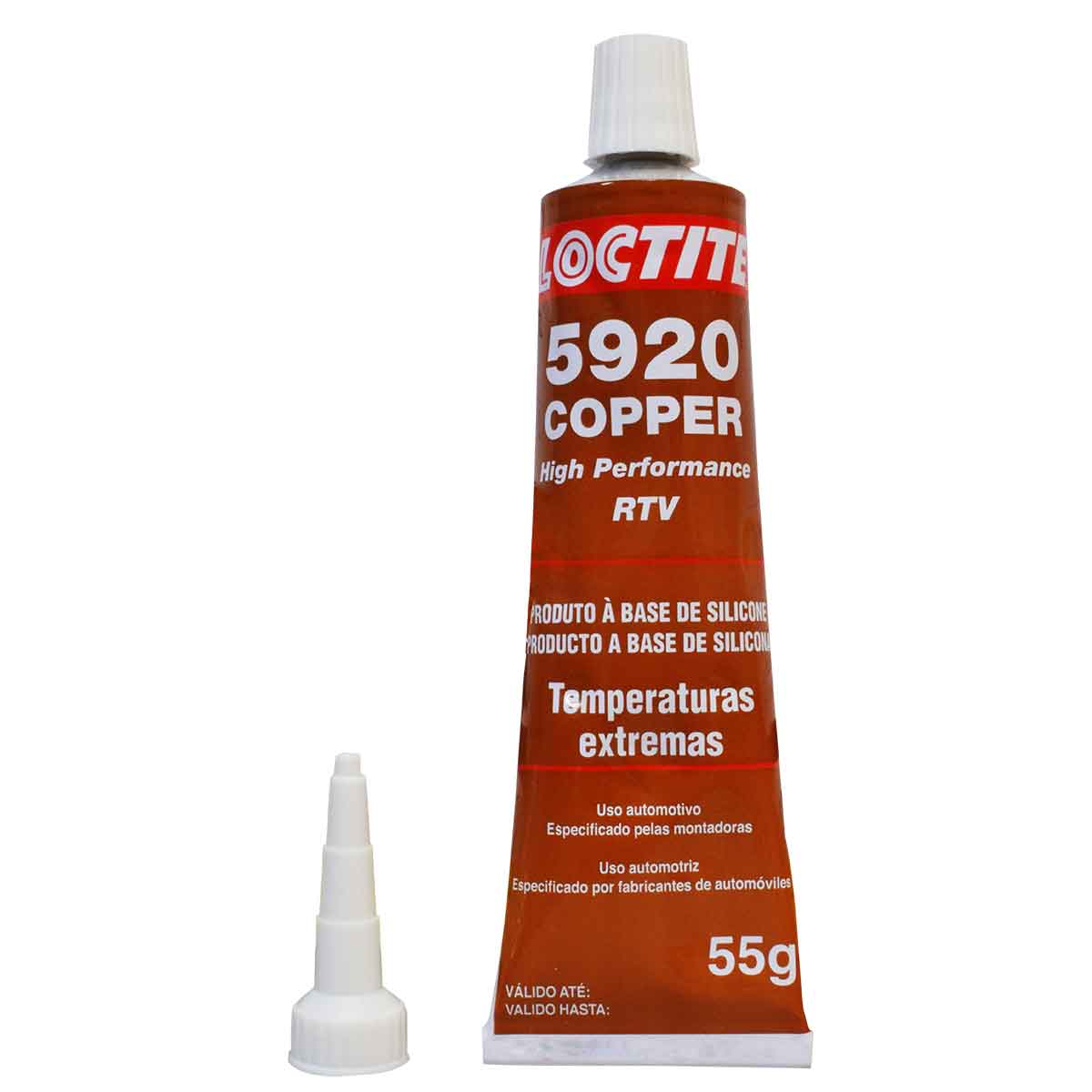 Silicone Alta Temperatura 5920 Ultra Copper 55g Loctite