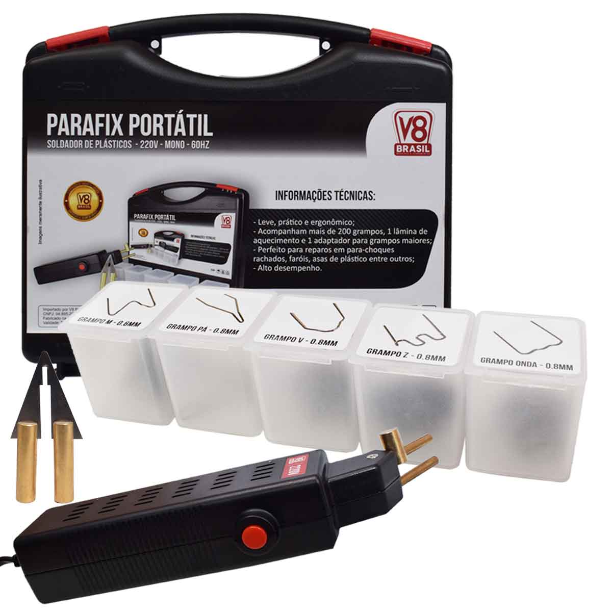 Parafix Portátil 60HZ 220V V8