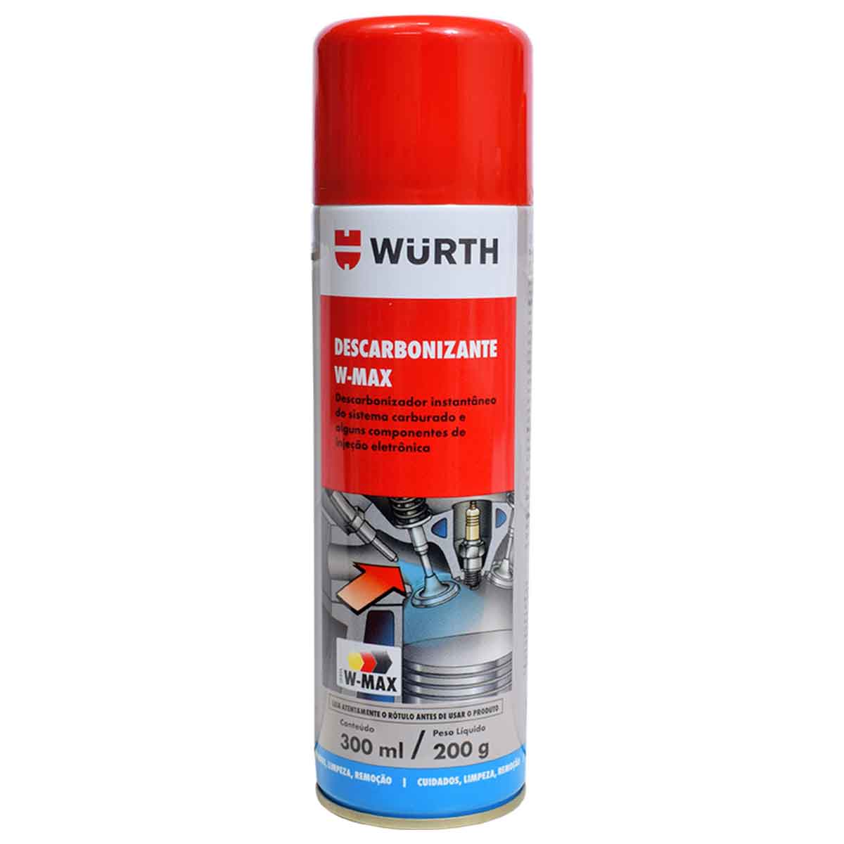 Descarbonizante W-max 300ml/200g Wurth