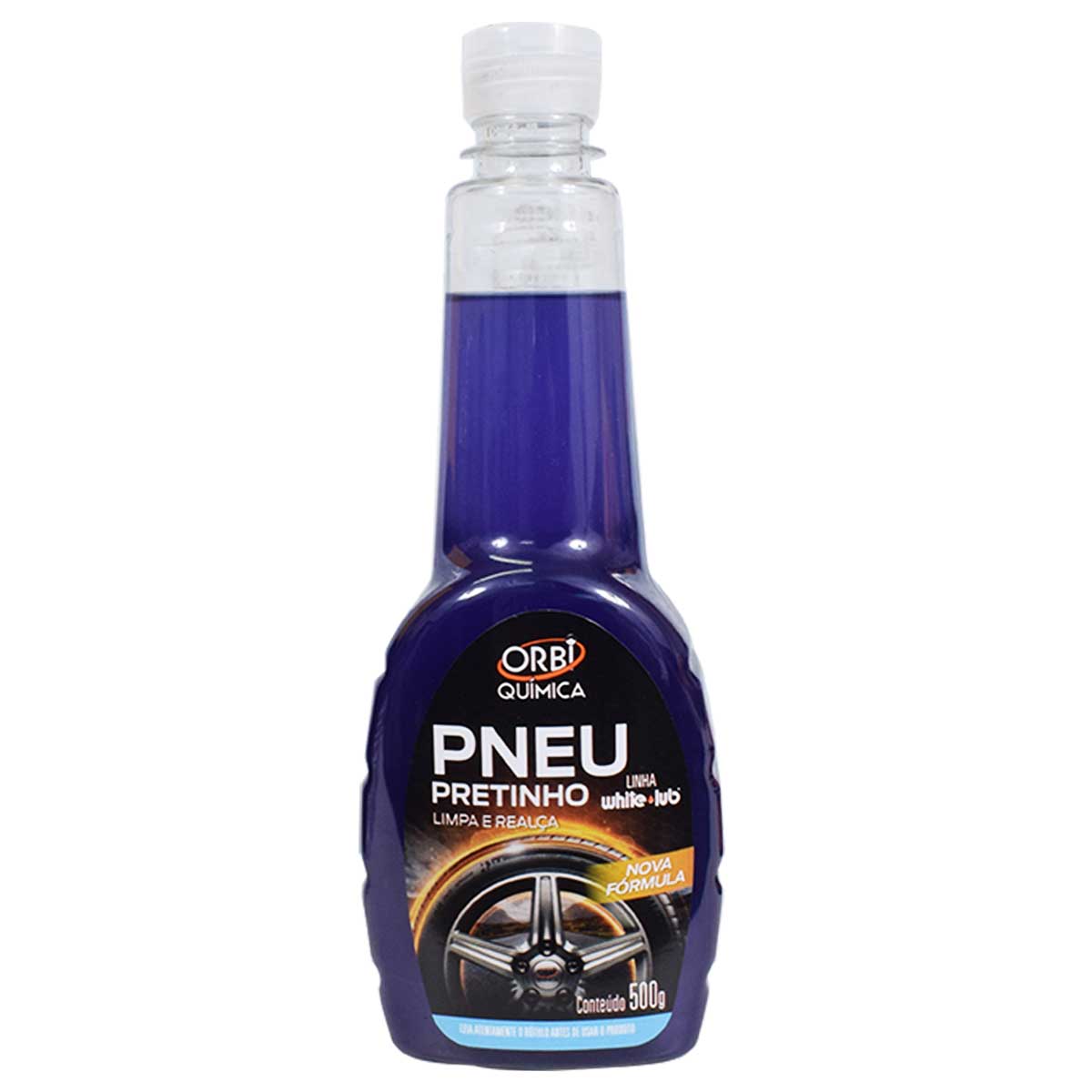 Pretinho para Pneu Gel Brilho Limpa e Realça 500g Orbi  