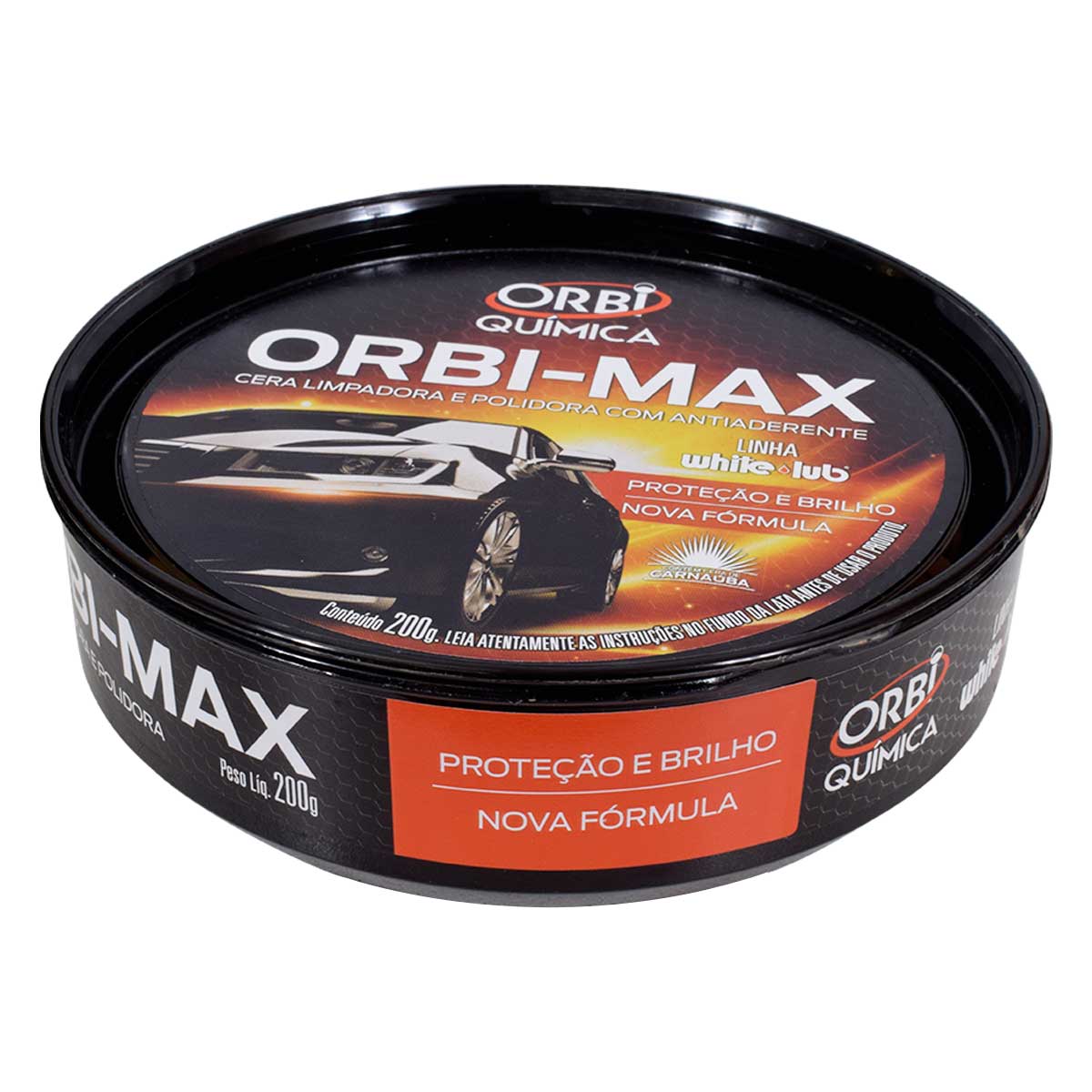 Cera Automotiva em Pasta OrbiMax 200g Orbi