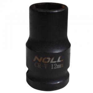 Soquete Impacto Sextavado 1/2Pol. 12mm Curto Noll