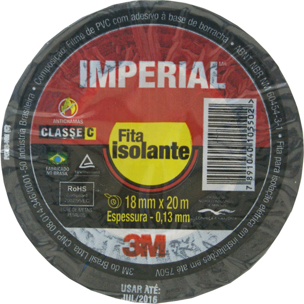 Fita Isolante Imperial 18x20m - 3M