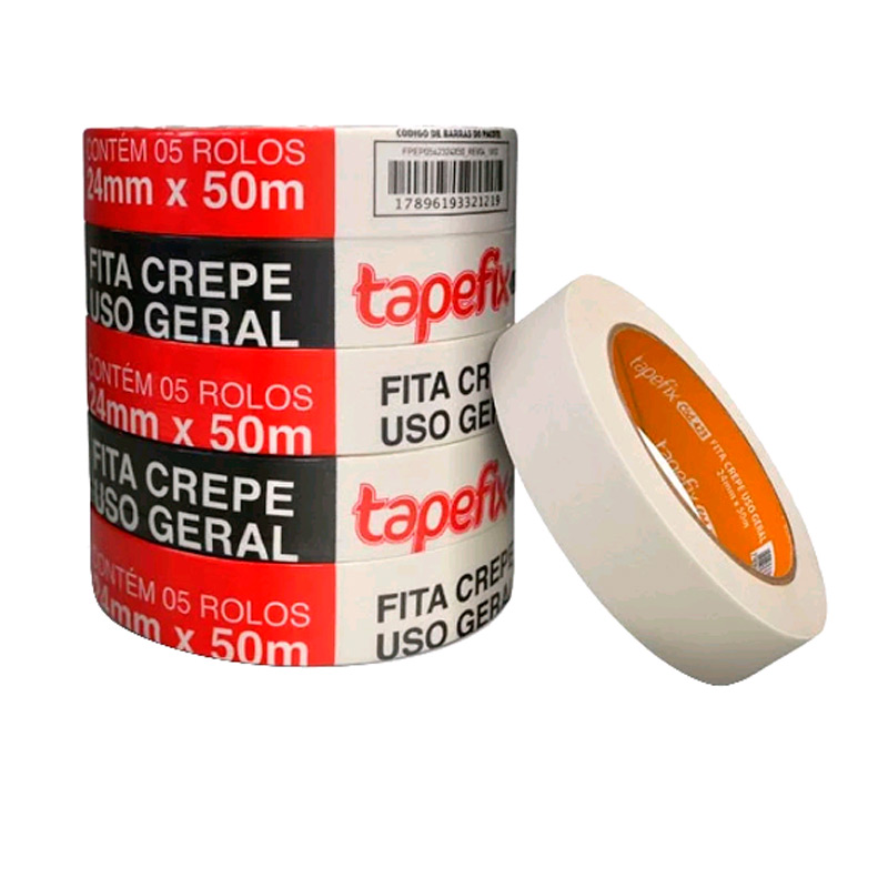 Fita Crepe para Uso Geral 423 24X50M Tapefix Adere