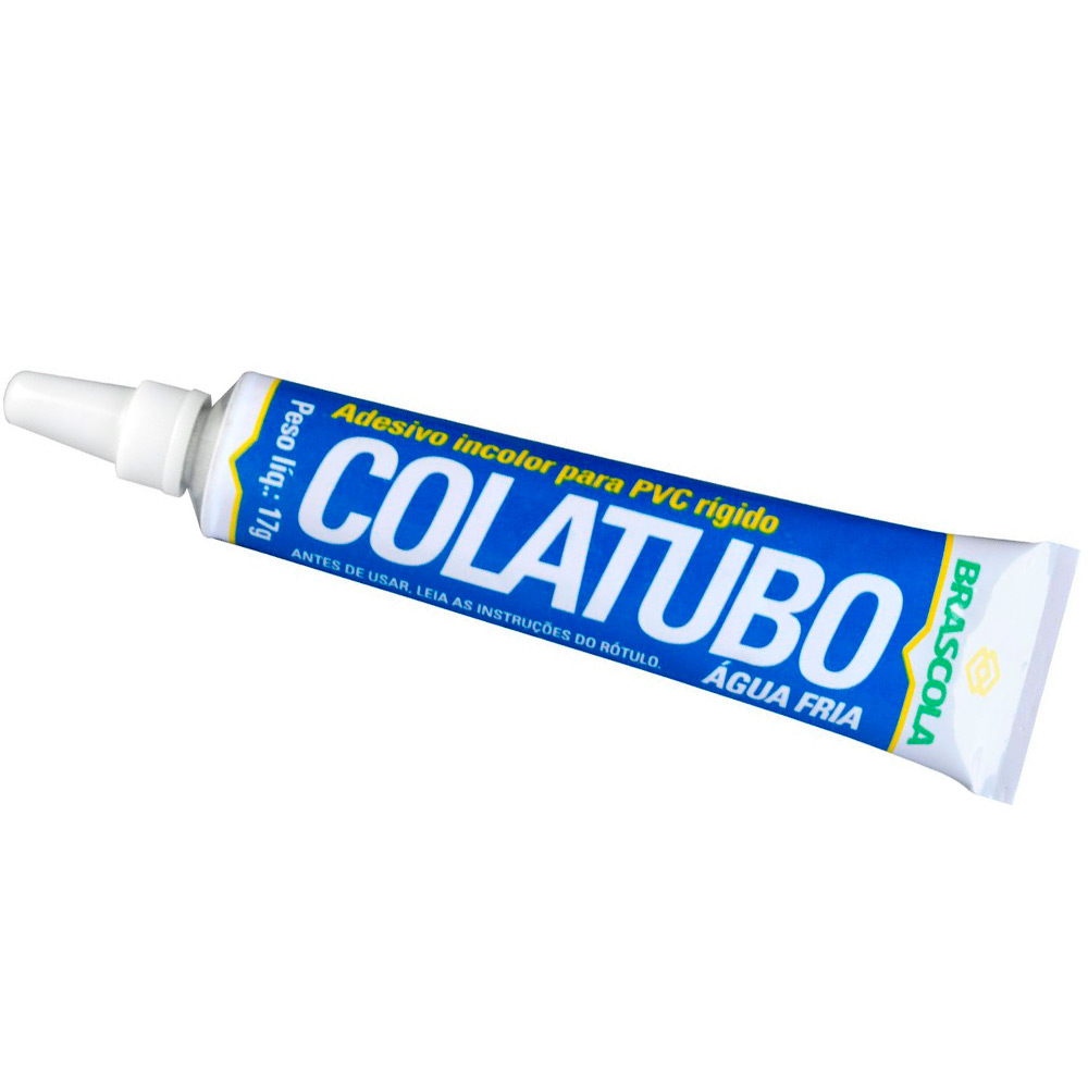 Cola para tubo PVC 17gr Brascola