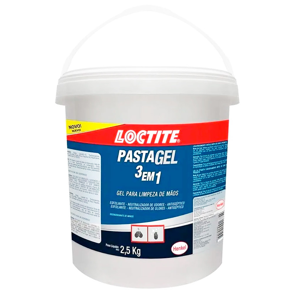 Pasta Gel 3 em 1 para Limpeza de Mãos SF 7849 2,5kg Loctite