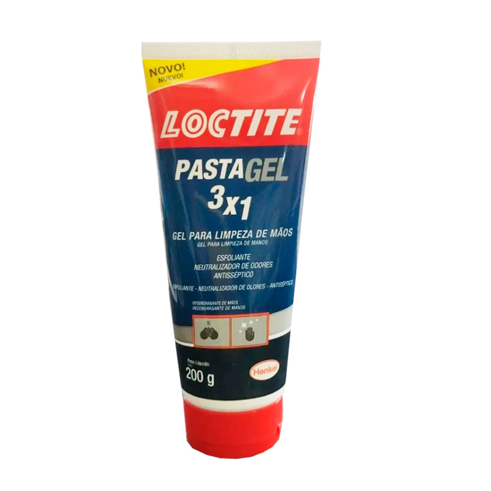 Pasta Gel 3 em 1 para Limpeza de Mãos SF 7849 200gr Loctite