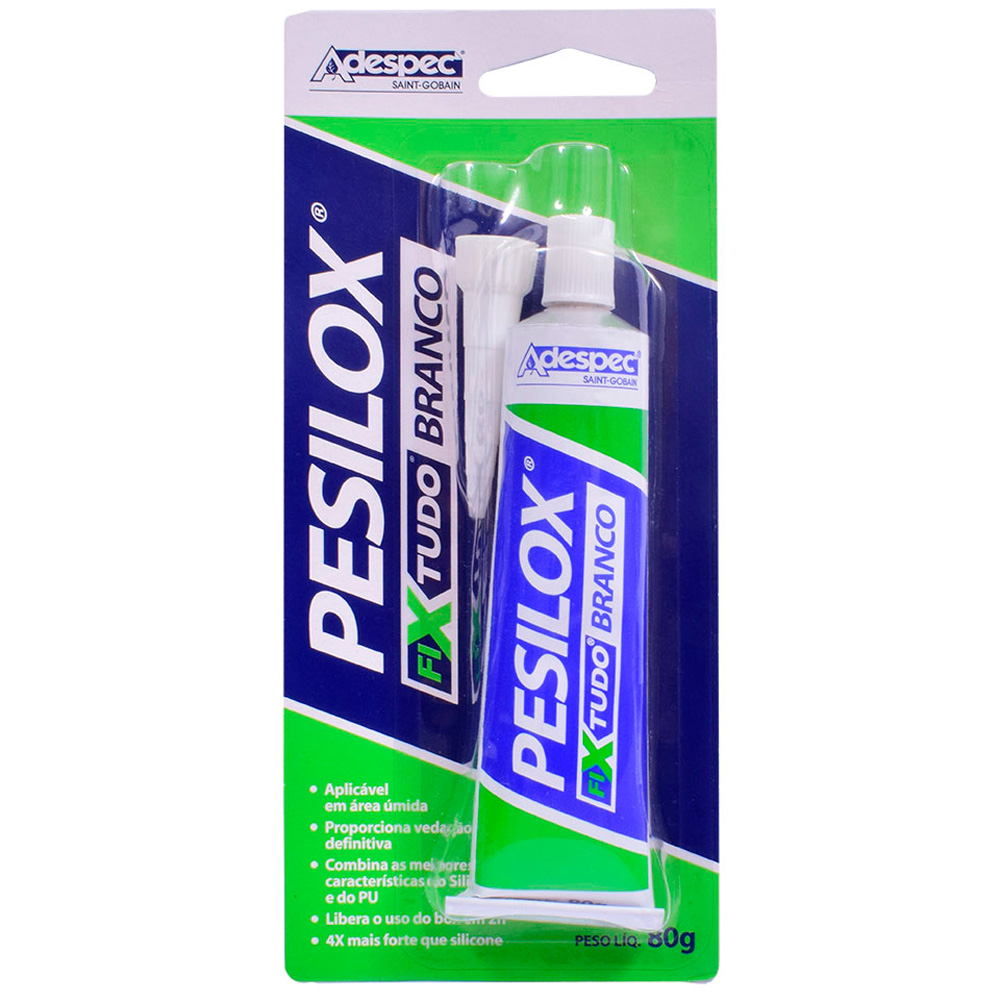 Pesilox Branco Fixa Tudo Bisnaga 80g Tekbond