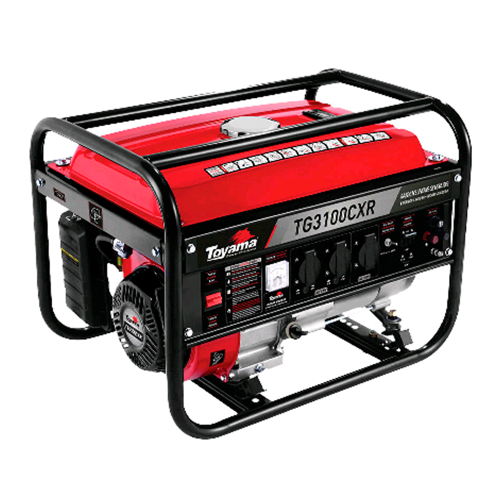 Gerador de Gasolina 03,1KW 110/220 4 Tempos TG3100CXR Toyama