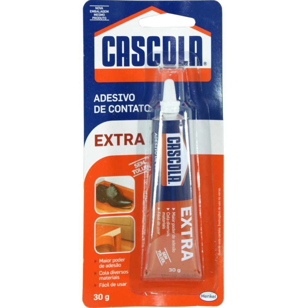 Adesivo de contato Cascola Extra sem Toluol 30g - Henkel