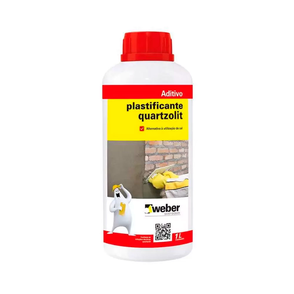 Aditivo Plastificante 1 litro Quartzolit