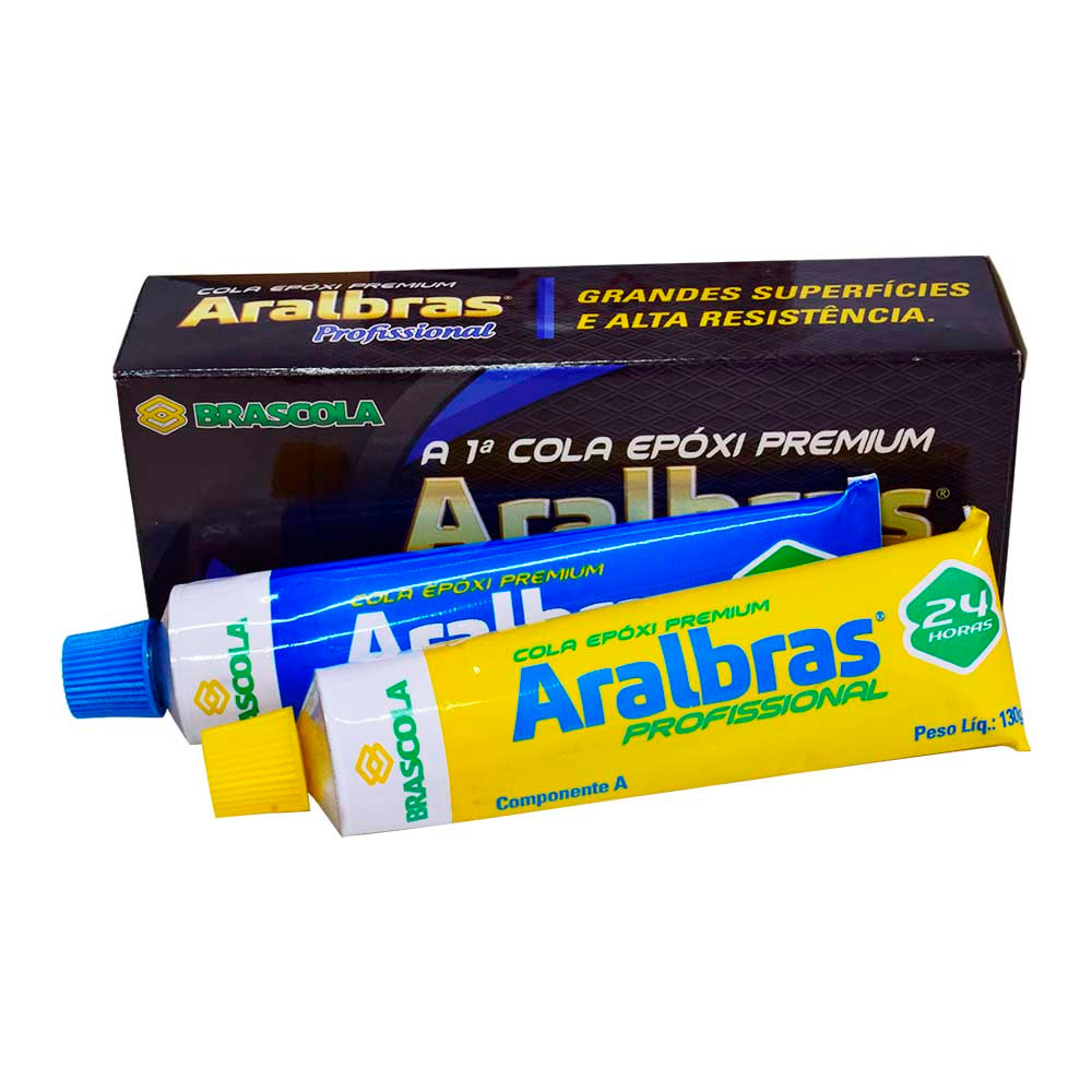 Cola Epóxi Profissional 234g Aralbras Brascola