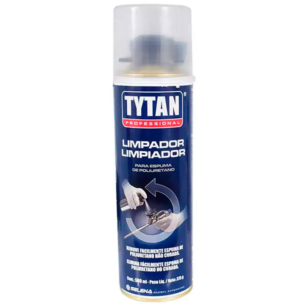 Limpador de Espuma Expansiva Poliuretano Pro 500ml Tytan