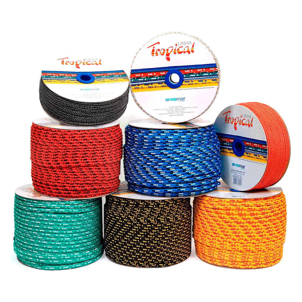 Corda PP Multicor Tropical 14mm 110 metros Riomar