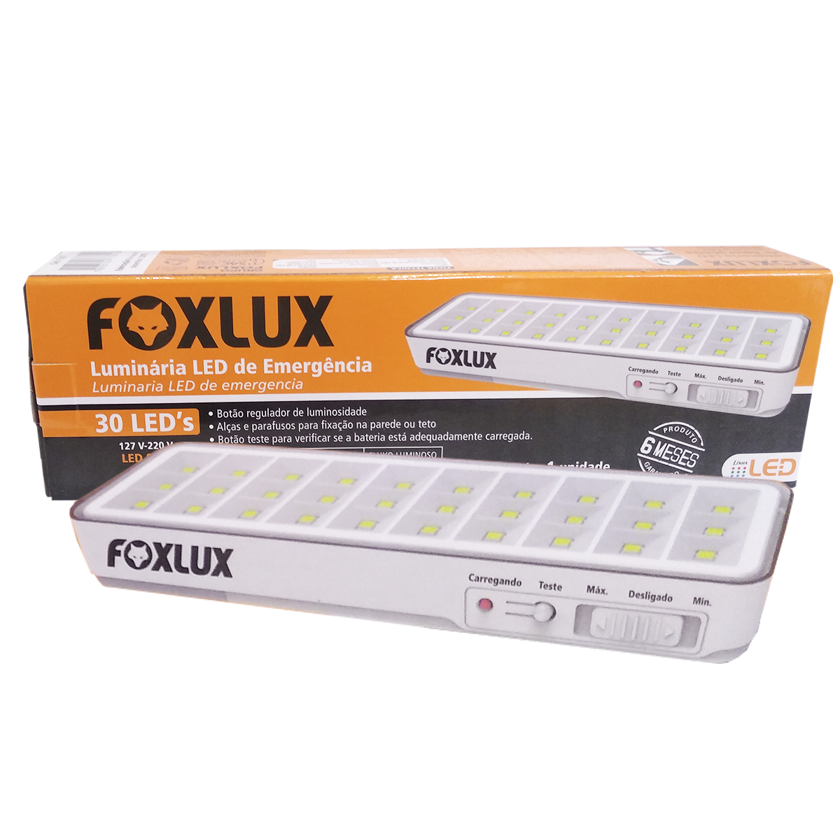 Luminária LED de Emergência Foxlux
