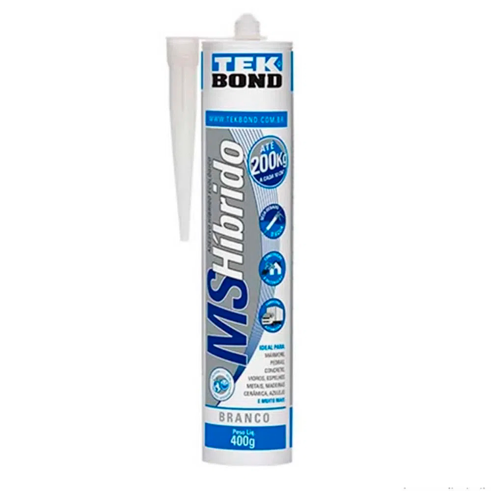 Adesivo MS Hibrido Cinza 400g Tekbond