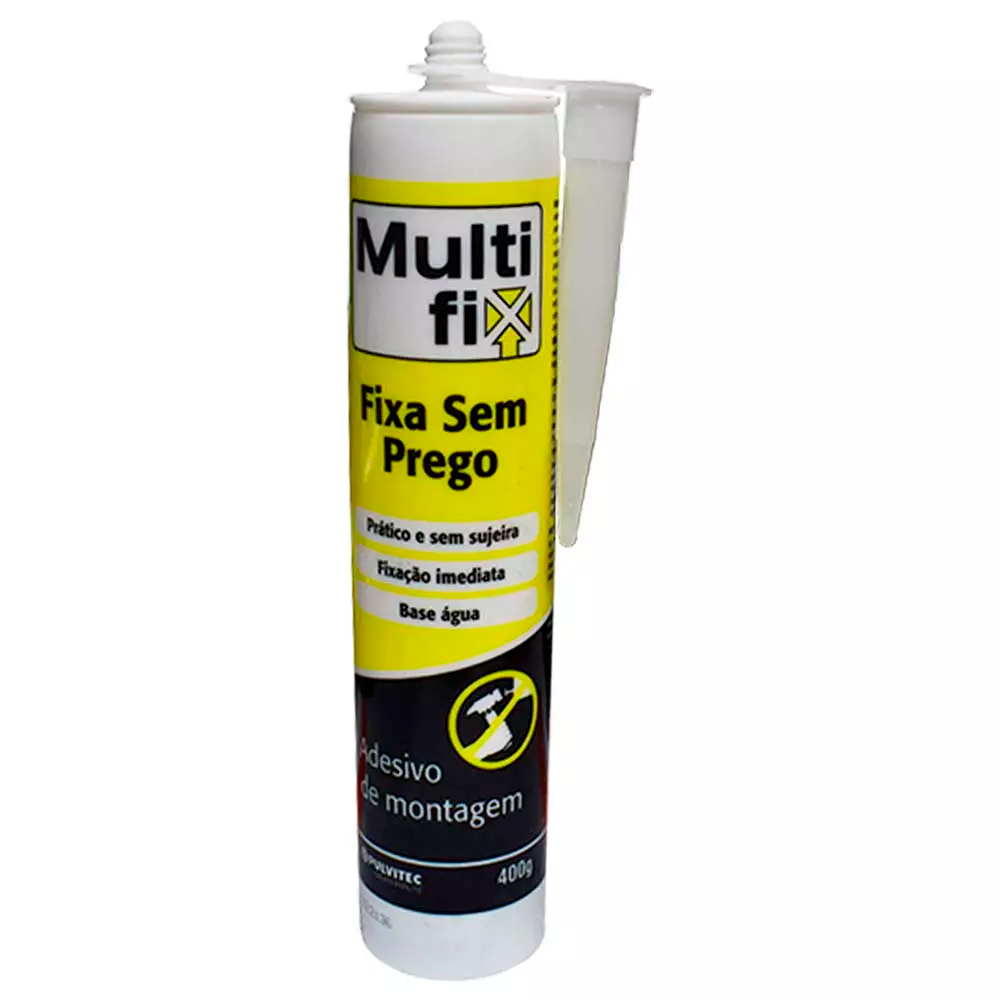 Adesivo Multifix Fixa Sem Prego 400g Pulvitec