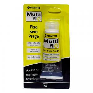 Adesivo Multifix Fixa Sem Prego 85g Pulvitec