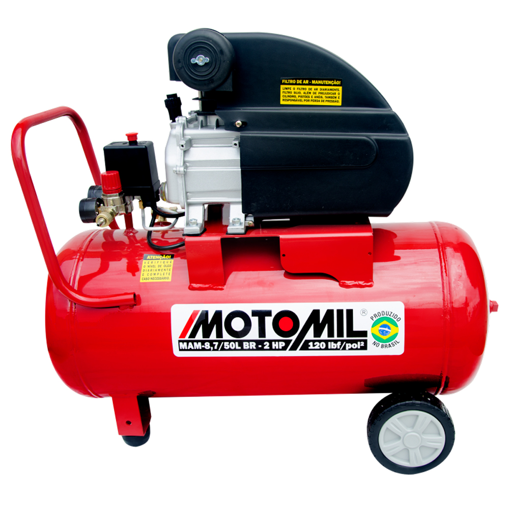 Motocompressor 8.7PCM 2 HP 50 litros 220V Motomil