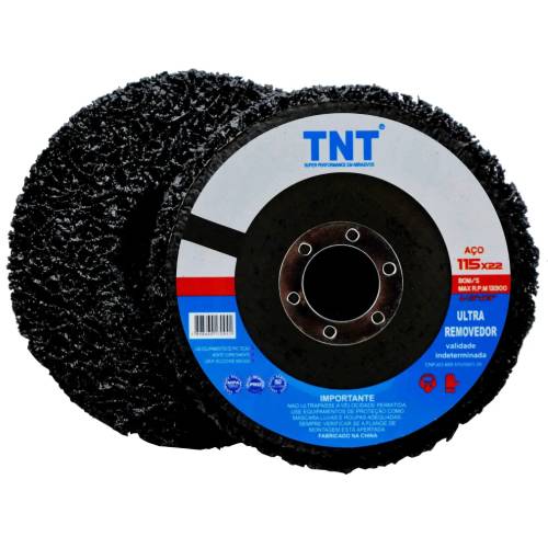 Flap Strip Disc Removedor 4.1/2 Nylon Preto Tnt