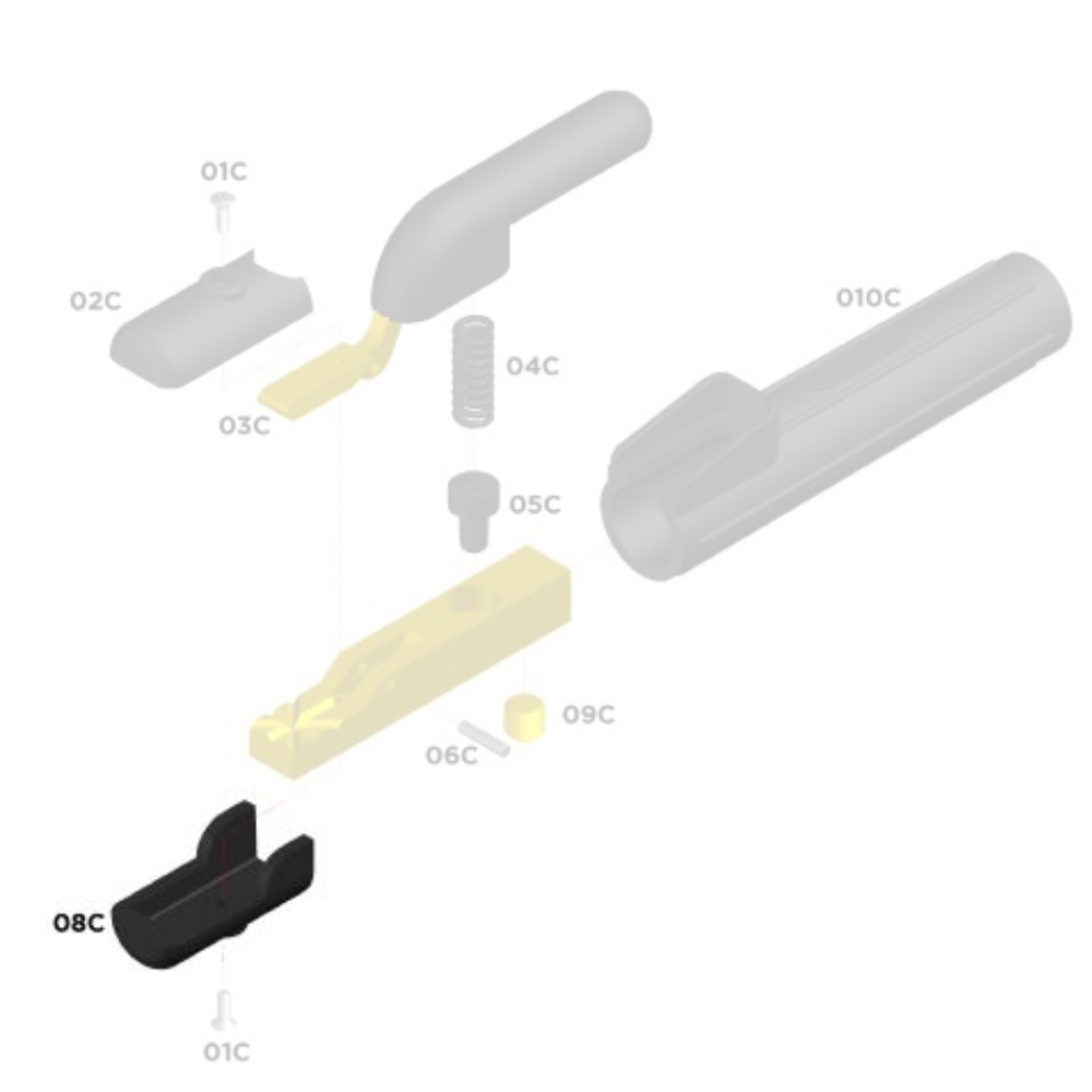 Isolante para Porta Eletrodo Linha C 08-C Carbografite