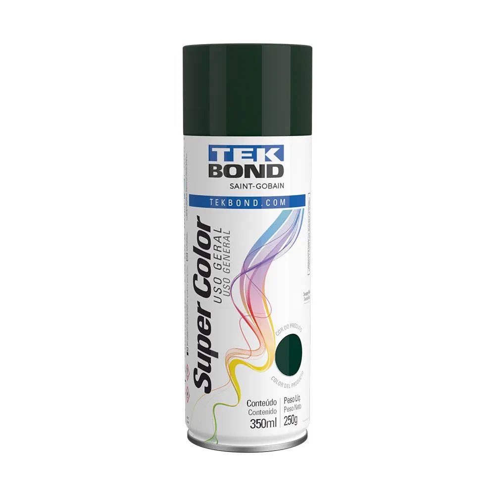 Tinta Spray Verde Escuro Uso Geral 350ml Tekbond