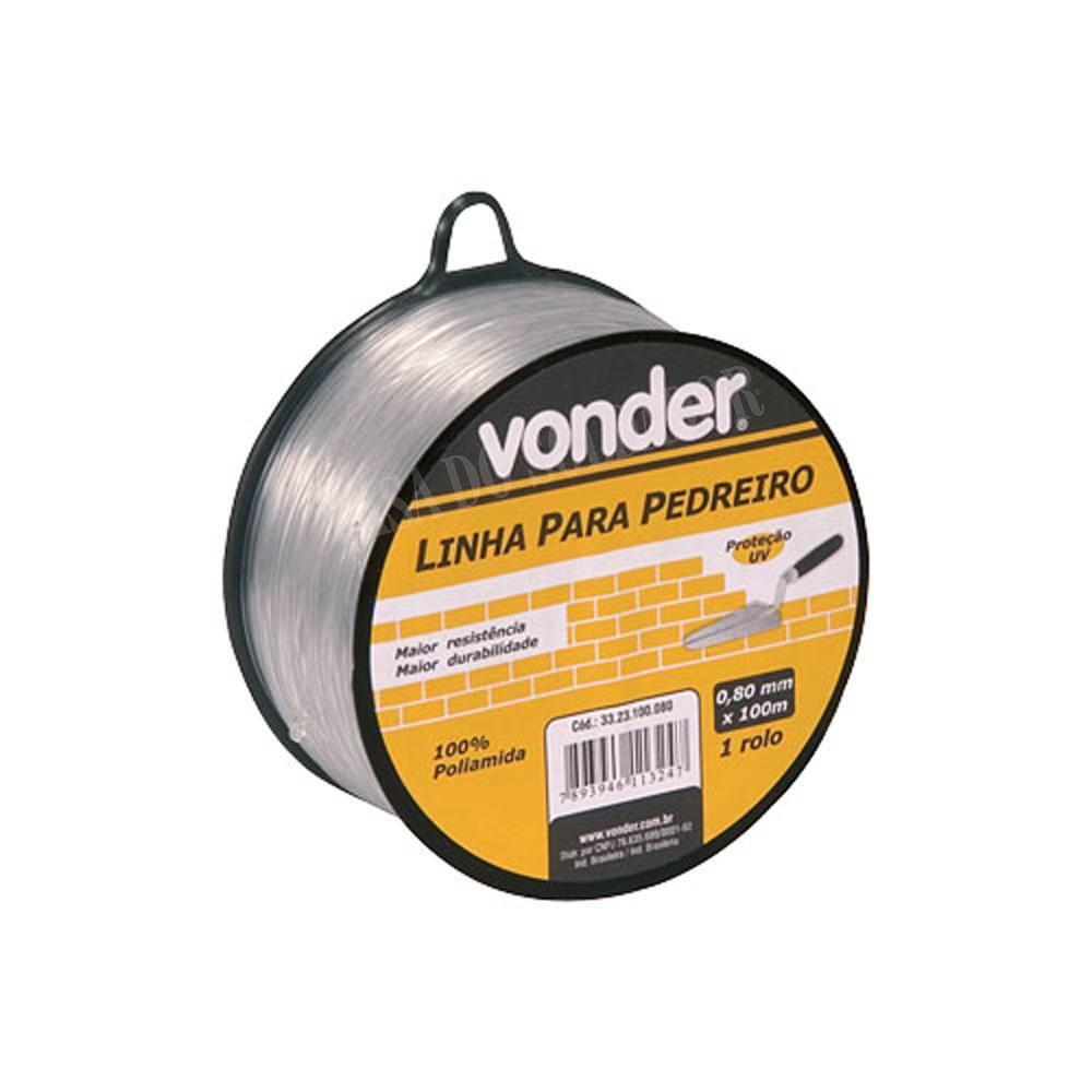 Linha para Pedreiro 0,80mmx100m (pesca) - Vonder