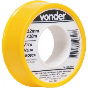 Fita Veda Rosca 12 mm x 20 m Vonder