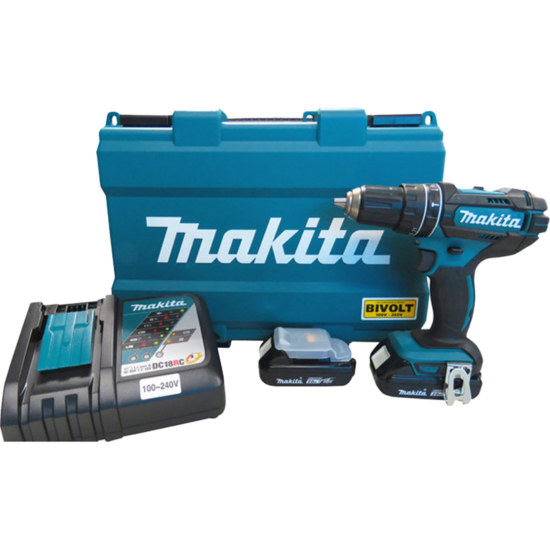 Furadeira e Parafusadeira Makita DHP482RAE a Bateria 18V Bivolt